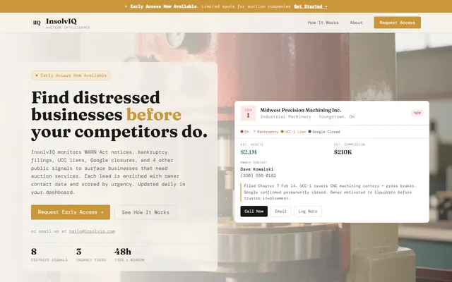 InsolvIQ screenshot